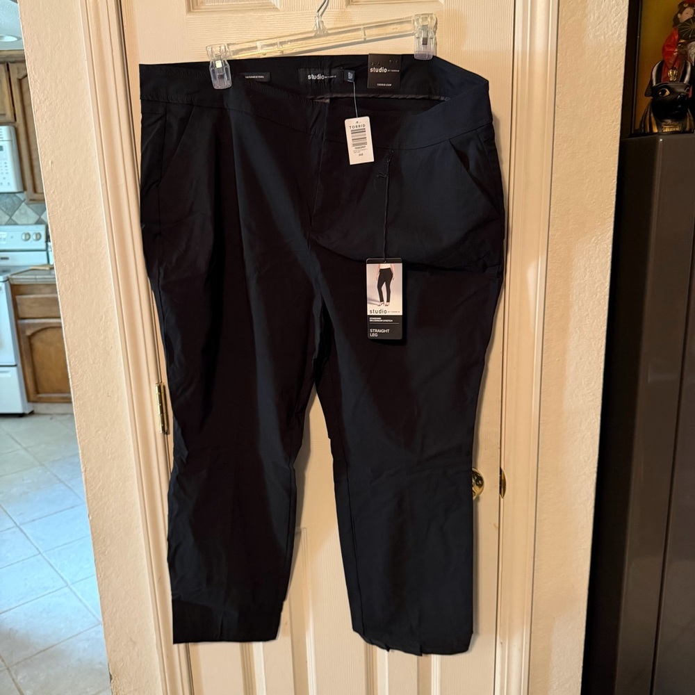 Torrid Studio Black Millennium Stretch Pants